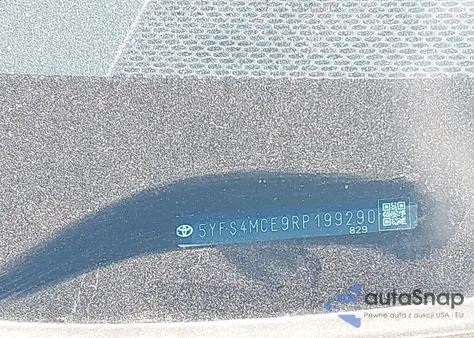 2024 Toyota Corolla Se z USA, uszkodzony, nr VIN 5YFS4MCE9RP199290